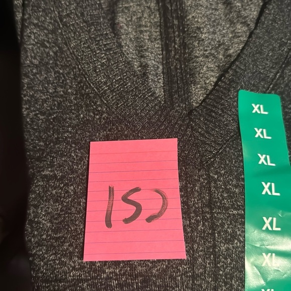 Buffalo Ladies' Cozy Charcoal Black V-Neck Long Sleeve Top Women's Sweater XL - Picture 6 of 6